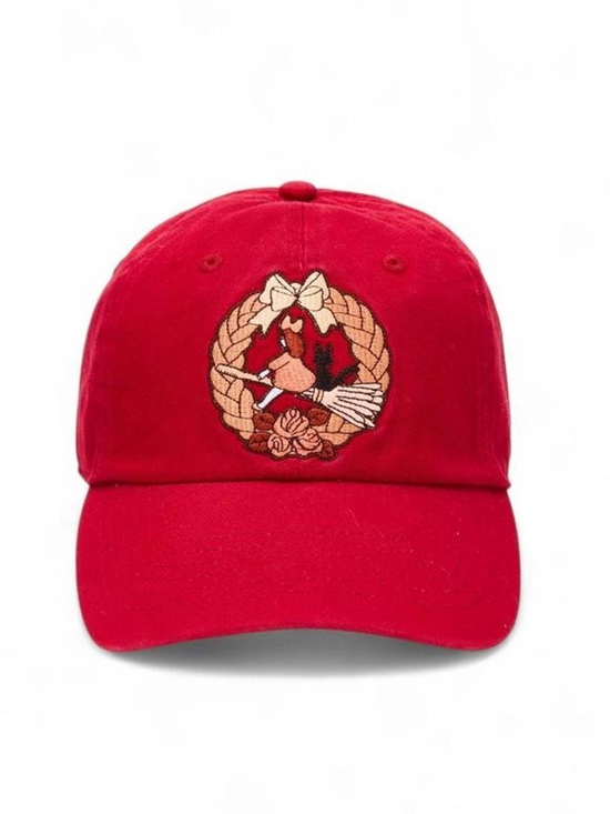 Studio Ghibli Accessories - Studio Ghibli Kiki's Delivery Service Bread Wreath Embroidered Ball Cap